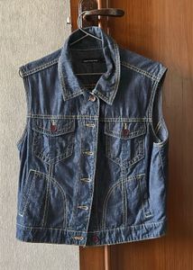 Sleeveless Denim Vest