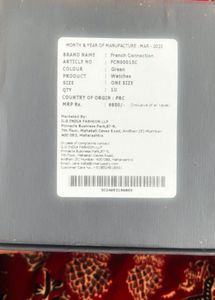 French Connection Time Warranty Card