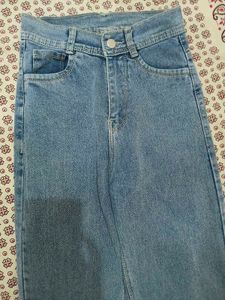 Light Wash Wide Leg Jeans