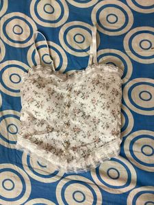 Floral Lace Corset Top