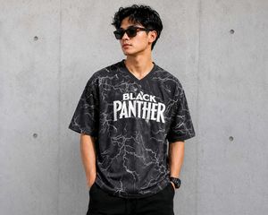 Men's Black Panther Graphic T-Shirt