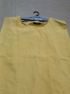 Yellow Sleeveless Top
