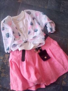 babygirl skirt and top set