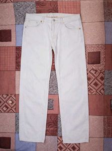 Classic White Denim Jeans