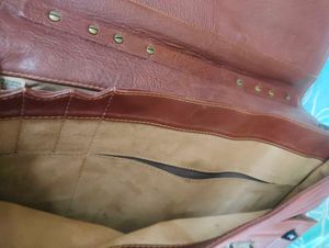 Vintage Brown Genuine Leather bag