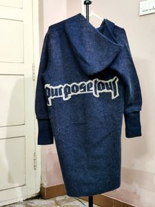 imported mens premium long cardigan sweater