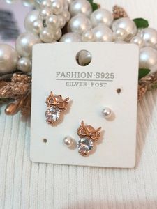 Anti Tarnish Ear Studs