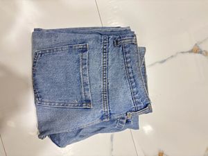 Wide Leg Denim Jeans