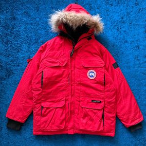 Canada Goose Red Down Puffer Jacket