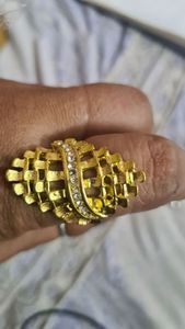 Restocked Gold plated ring size 15