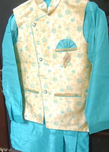 Men's Ethnic Kurta with Nehru Jacket