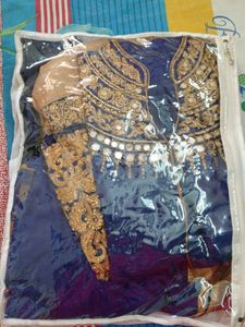 Elegant Blue Embroidered Kurta Set