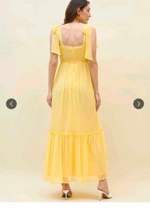 new Yellow Maxi Sundress