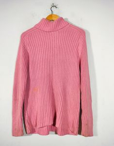 Pink Turtle Neck Sweaters (Women's)