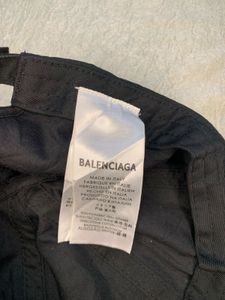 Balenciaga Black Baseball Cap
