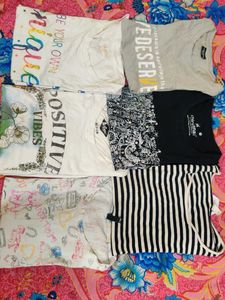 Bundle of 6 graphic t-shirts