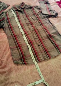 boys Plaid Casual Shirt