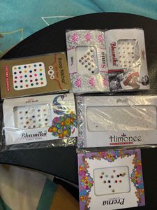 Set of 6 Designer Bindi Packs
