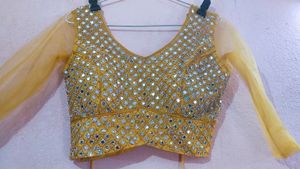 New George's Mirror Work Lehenga