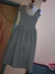 Striped Sleeveless Dress