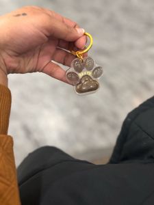 Custom Pet Collar tag paw shape