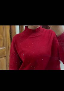 🚨sale🚨Red Turtleneck Sweater