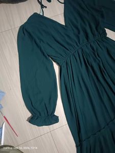 Elegant Teal Maxi Dress