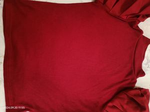 High Neck Maroon Top