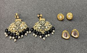 Chandbalis + 2 Pairs Studs (Combo)