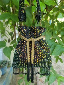 Brand new Factory Surplus sequins potli bag