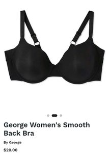 George Comfortable Black Everyday Bra