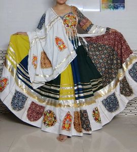 Embroidered multi colour Navratri outfit