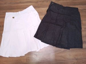 Girls School Uniform Set: 3 Skirts,1 t-shirt
