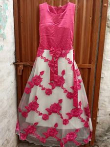 Beautiful Pink Ethnic Gown
