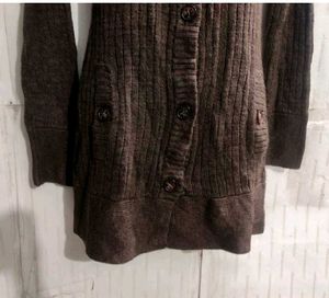 Long Hoodie Cardigan Sweater