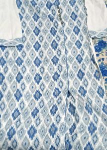 blue kurta set