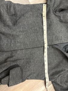 Elegant Gray Wool Blend Coat