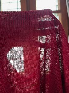 Cozy Red Knit Sweater