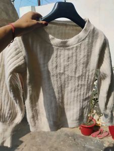 Cozy Cream Knit Sweater