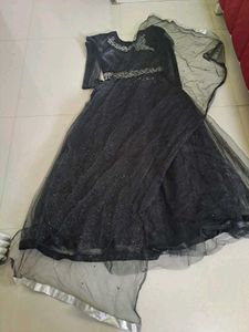 Black Embellished Lehenga Choli Set