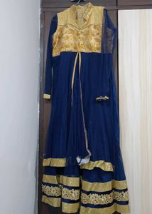 Royal Blue Ethnic Gown