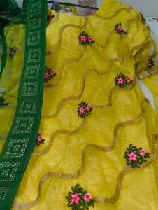 Yellow Kurta Set with Dupatta