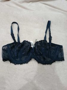 Beautiful Navy embroidery Bra