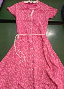 Pink Printed Kurta 💗