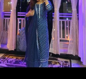 LIBAS BLUE KURTA SET