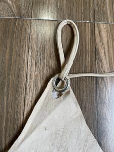 Beige Velvet Tank Top