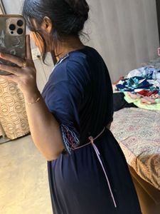 Elegant Embroidered Maxi Dress🦋🧚🏻‍♀️