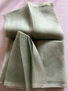 Pista green organza saree(brand new)