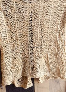 Boho Crochet Knit Cardigan