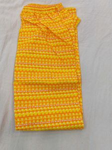 Vibrant Yellow Printed Kurta